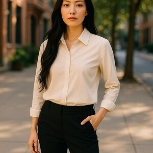 Neutral Ground button up blouse, new with tags, size small